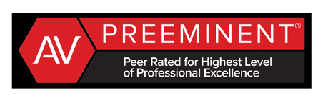 Martindale-Hubbell A/V Rated Preeminent Martindale-Hubbell A/V Rated Preeminent